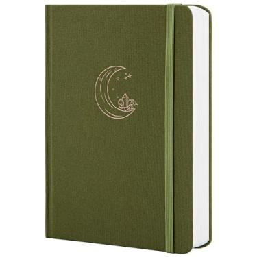 Imagem de MGGAO Caderno pontilhado de bala, sem derramamento grosso, 160 g/m², caderno de pontos A5, 14 x 21 cm, cadernos de capa dura para organizadores pessoais