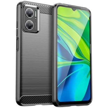 Imagem de Vavies Capa para Redmi 10 5G, para Redmi 10 Prime+ 5G/para Redmi 11 Prime 5G Capa de Fibra de Carbono Slim Soft TPU Capa Protetora de Absorção de Choque Capa de Telemóvel à Prova de Choque para Xiaomi