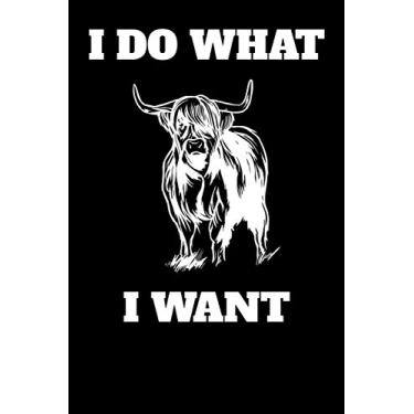 Imagem de Funny Cute Scottish Highland Cattle Farmer Breeding Breeder Notebook Gift Idea: 6x9 | 1oo Pages | Lined Notebook | The Highland is a Scottish breed of ... It originated in the Scottish Highlands