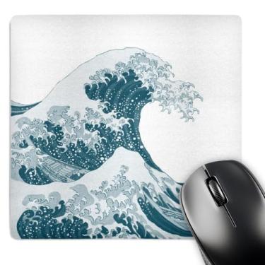 Imagem de 3dRose Mouse pad Japão onda tsunami Ocean Wave 20 x 20 x 0,63 cm (mp_130659_1) LLC