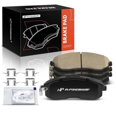 Imagem de A-Premium Conjunto de pastilhas de freio a disco de cerâmica frontal compatível com Nissan Altima 2002-2006, Sentra 2011-2019, Versa, Maxima, Cube e Suzuki SX4, SX4 Crossover e Infiniti I35, 4 peças