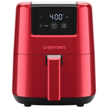 Imagem de Mini Air Fryer 1,8L com Temporizador Digital, Lembrete de Agitação, Cesto Antiaderente e Lavável na Máquina de Lavar Louças, 110V 900W,