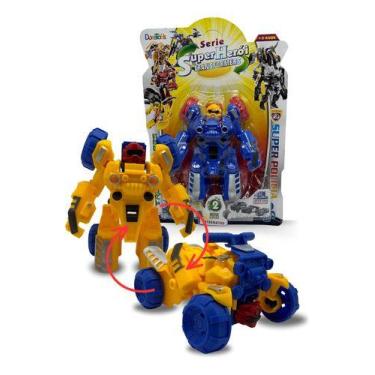 Imagem de Boneco Transformers Carro Que Vira Robô Brinquedos Heroi - Duarte Shop