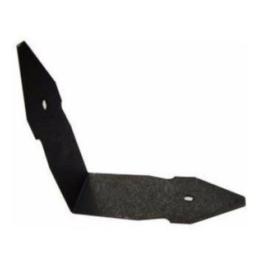 Imagem de Kit 6 Cantoneira Para Baú De Madeira Rustico Cor Preta