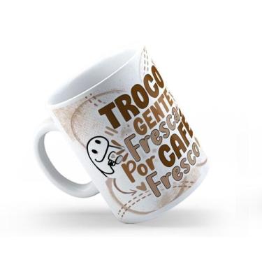 Imagem de Caneca Cerâmica Branca Flork Café 325ml - I Love Be Nerd
