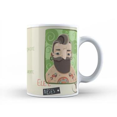 Imagem de Caneca Cerâmica Branca Que Signo Ele é 325ml - I Love Be Nerd