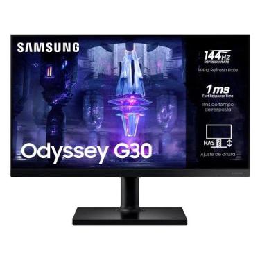 Imagem de Monitor Gamer Samsung Odyssey G3 24" FHD, 144Hz, 1ms, HDMI e DP, FreeS