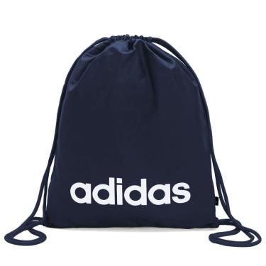 Imagem de Bolsa Adidas Gym Sack Linear Marinho e Branco