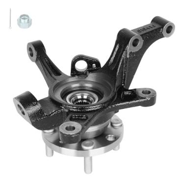 Imagem de Conjunto de junta de direção dianteira e cubo de rolamento de roda para Chevy Aveo 2004-2011, Aveo5 2007-2011, Pontiac G3 2009-2010, 1.6L L4, lado direito do passageiro, 96535191, 96870494, 96870494,