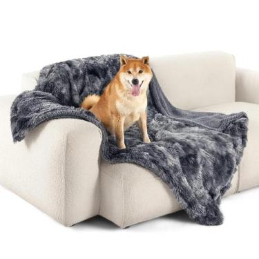 Imagem de Cobertor Impermeável Bedsure para Cães Grandes (40x50cm) - Cinza