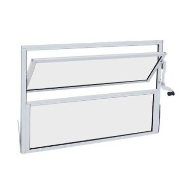 Imagem de Janela Basculante em Alumínio 40 x 60 x 1,35 cm 1 Bascula Alumifit Sas