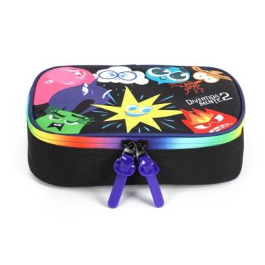 Imagem de Estojo Box Divertida Mente 2 Preto ET47759DM Lançamento 2025 Luxcel