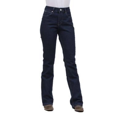 Imagem de Calça Jeans Feminina Boot Cut Azul Escuro Wrangler 32298