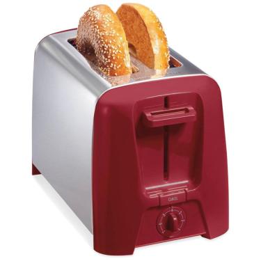 Imagem de Torradeira, com 2 fatias, 750 W, vermelha, 110v, HAMILTON BEACH 22623, Vermelho
