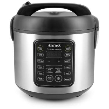 Imagem de Panela Elétrica de Arroz, 4,7 L, 450W, preta, 110v, AROMA HOUSEWARES ARC 5200SB, Preto