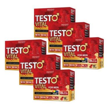 Imagem de Testo Vital For Men E Zinco A a Z 120 Cáps SoftGel - Prevent Pharma (6