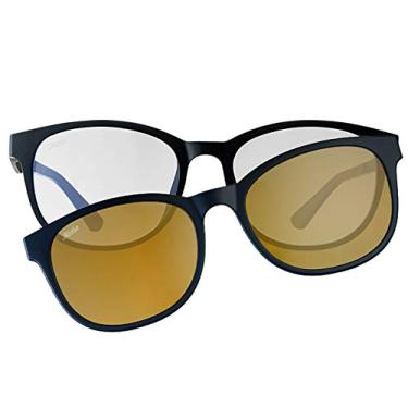 Imagem de General E8 Blue Blockers, óculos de sol polarizados com clipe magnético, série DUO da Bells, Sightmaster Plus, Medium / Large