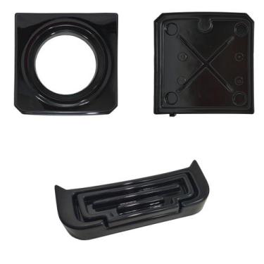 Imagem de Kit Natugel Base, Tampa e Pingadeira Preta Para Bebedouro