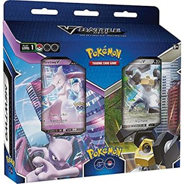 Imagem de The Pokémon TCG: Pokémon GO V Battle Deck—Mewtwo vs. Melmetal