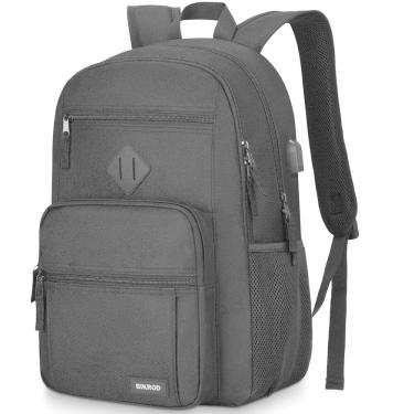 Imagem de Mochila BIKROD preta para homens e mulheres School 15.6 Notebook