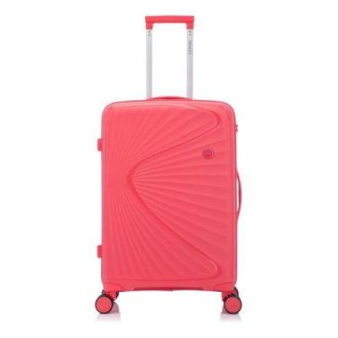 Imagem de Mala De Bordo Pequena Polipropileno Viagem Rodas Giro 360 - DENLEX