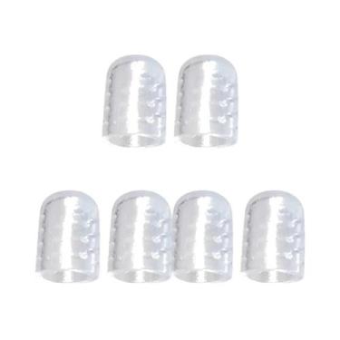 Imagem de Separadores De Dedos De Silicone Respiráveis, Elasticidade Antifrição,