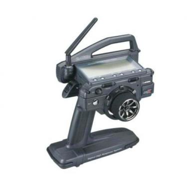 Imagem de Rádio Controle Aeromodelismo Airtronics 4CH M11X 2.4GHZ, Cinza