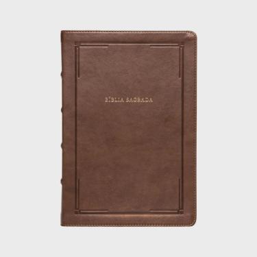 Imagem de Bíblia Slim Nvi Letra Grande - Couro Soft Marrom