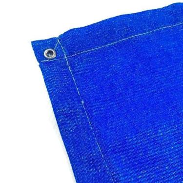 Imagem de Tela Toldo Sombreamento Azul Retangular 2x2m - Shoplonas