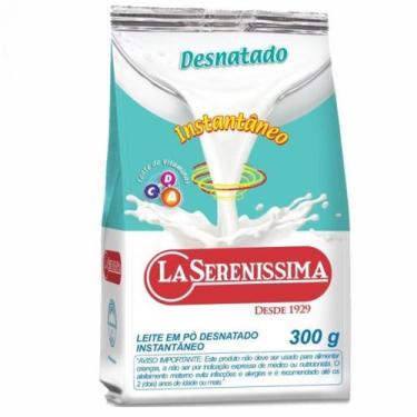 Imagem de Leite em Pó Desnatado LA SERENÍSSIMA Sachê 300g - LA SERENISSIMA