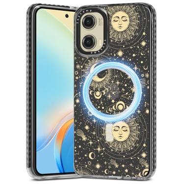 Imagem de Toycamp Capa para Moto G Stylus 5G 2024 - Compatível com MagSafe Women Girls Cute Phone Cover Magnetic com Proteção à Prova de Choque Girly Pretty Designer Funda para Motorola G Stylus 5G 2024, Sol