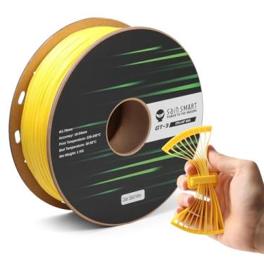 Imagem de SainSmart Filamento Tpu 1,75 Mm, Impressora 3D Flexível Gt-3 Para Impressão De Alta Velocidade 500 Mm/S, Amarelo, Carretel 1 Kg (2,2 Lbs), Precisão Dimensional +/- 0,04 Mm