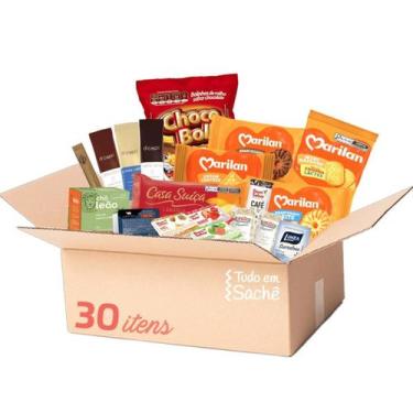 Imagem de Kit Cesta de Café Da Manhã Presente Melhores Marcas 30 Itens - Bauducc