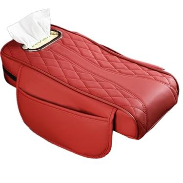 Imagem de Capa de apoio de braço para carro, almofada de cobertura de apoio de braço de carro|Almofada de apoio de braço de carro confortável Suporte de caixa de tecido de apoio de braço de carro à prova d'ág