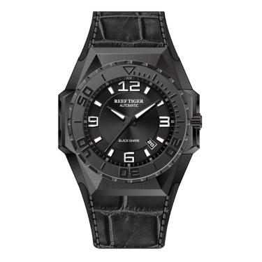 Imagem de Relógio Masculino Reef Tiger Rga6903-ywb à Prova D'água Preto