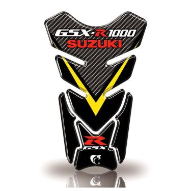 Imagem de Protetor De Tanque Adesivo Moto Suzuki Gsx R 1000 Amarelo