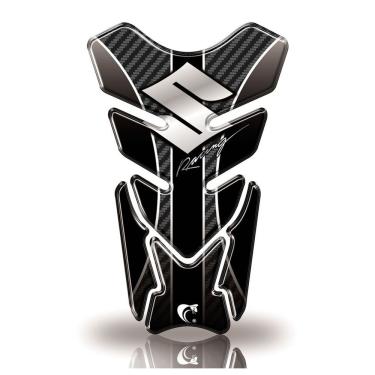 Imagem de Protetor De Tanque Adesivo Moto Suzuki Cor Preto