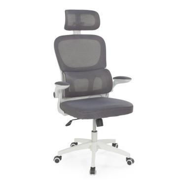 Imagem de Cadeira De Escritório Giratória Executiva Viena Com Regulagem De Altura - Cinza