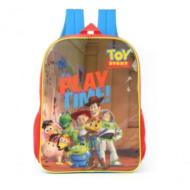 Imagem de Mochila Costa Infantil Toy Story Woody Buzz Disney Luxcel