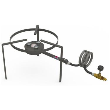 Imagem de Fogão Industrial 1 Boca Progás Alta Pressão 3 Caulim Redondos F1b3