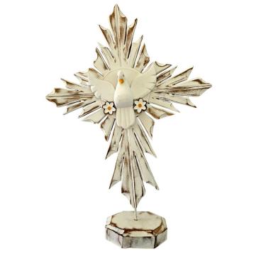 Imagem de Adorno Enfeite Divino Espirito Santo Para Móvel Altura 52cm X Largura 12cm X Comprimento 36cm