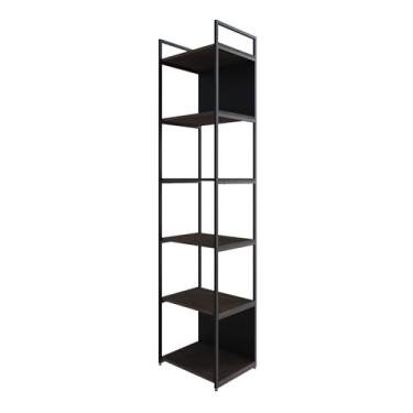 Imagem de Estante Alta C/06 Prateleiras 185x45x33cm C/Fundo Yon