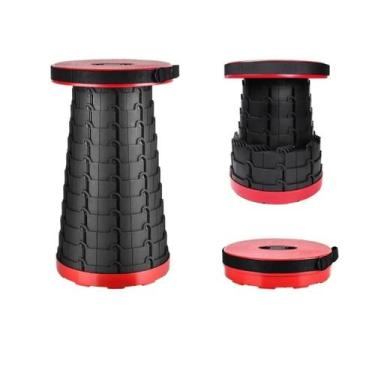 Imagem de Banco Retrátil Telescópica Dobrável Banqueta Pesca Sanfonado - DS