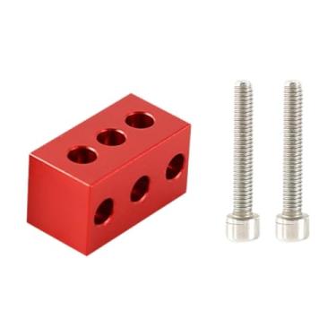 Imagem de FVDPWYE Blocos de Elevação de Anel Refrator de Telescópio em Liga de Alumínio, Anti-riscos, Acessório Portátil Resistente, Red 36mm