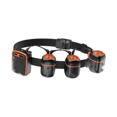 Imagem de Ｂｅｓｇａ Ventilador de cintura portátil, ventilador de refrigeração recarregável, baixo ruído, presente, refrigerador de cintura com cinto para escritório, C