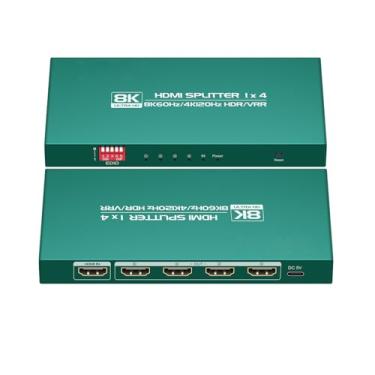 Imagem de DaoFaZiRan Divisor Hdmi 1 Entrada 4 Saídas 4K 120Hz 1X4 8K 2.1 Hue Sync Box Way