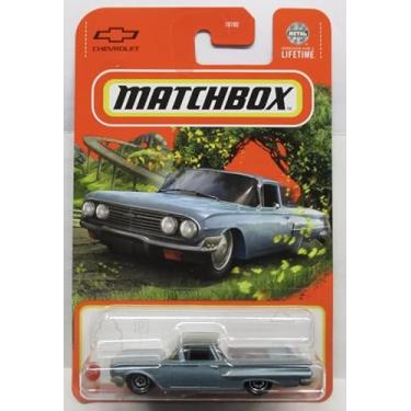 Imagem de Matchbox 1960 Chevy El Camino Diecast Car, 1:64 Scale, Blue, 2/100