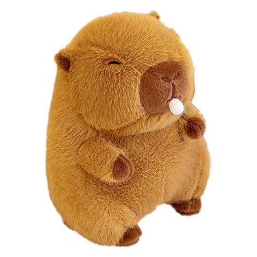 Imagem de PELUCIA CAPIVARA FOFA 20 CM APERTANDO SAI A BOLA DE CHICLETE