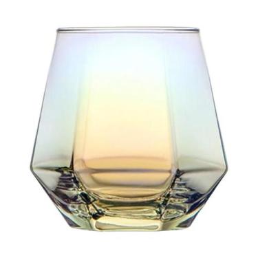 Imagem de Copo De Uísque Hexagonal De 320ml 11oz Personalizado Para Coquetel Suc