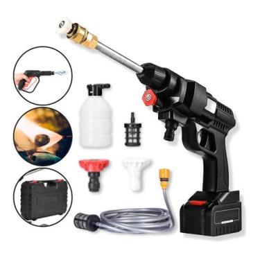 Imagem de Lavadora De Alta Pressão Recarregável Portátil Para Carros - ECOM
